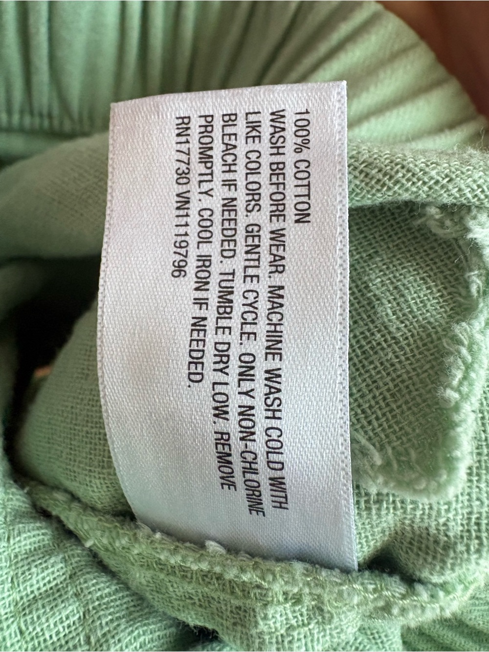 Cat&jack - Light green Cotton shorts - Picture 3 of 4